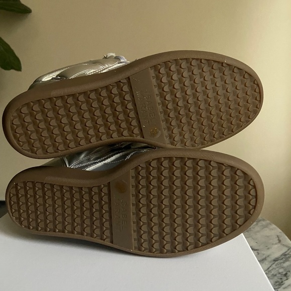Isabel Marant Bekett Sneaker Gun Metal Silver - Picture 9 of 16